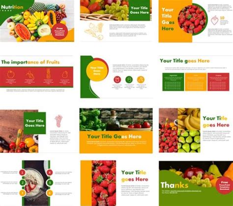 🥇 Free Creative Nutrition Powerpoint Templates To Download