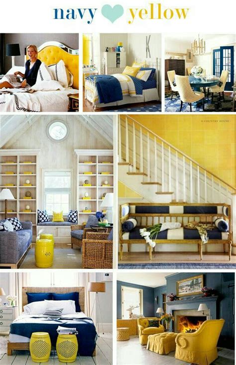 Navy And Yellow Bedroom Ideas Navy Blue And Yellow Yellow Walls