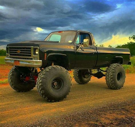 Old Chevy Trucks In Mud