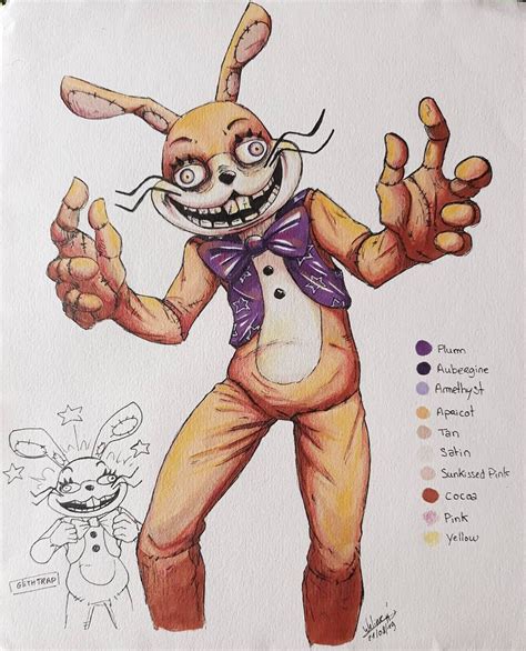 Glitchtrap From Fnaf Wanted I Like This Bunny I Love All Bunny 🐰