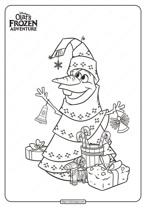 Frozen Olaf Disney Coloring Pages