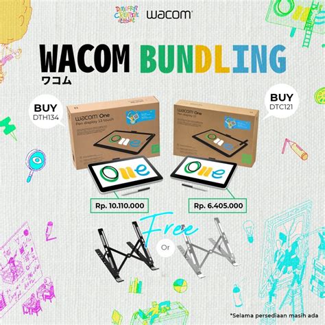 Jual Wacom One 12 Wacom One Dtc121 Creative Pen Display Original