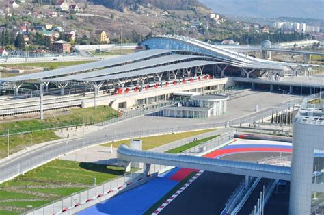 Sochi Autodrom Formula 1 Russian Grand Prix 2014 Editorial Image