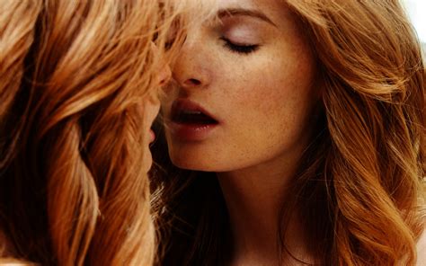 Wallpaper Face Redhead Model Long Hair Closed Eyes Pornstar Freckles Nose Person Skin