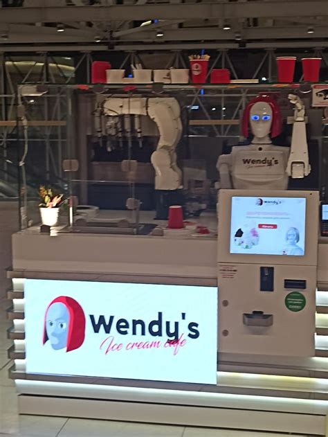 Ah Yeswendy From Wendys Became A Robot And Now Making The Ice Cream Rcrappyoffbrands