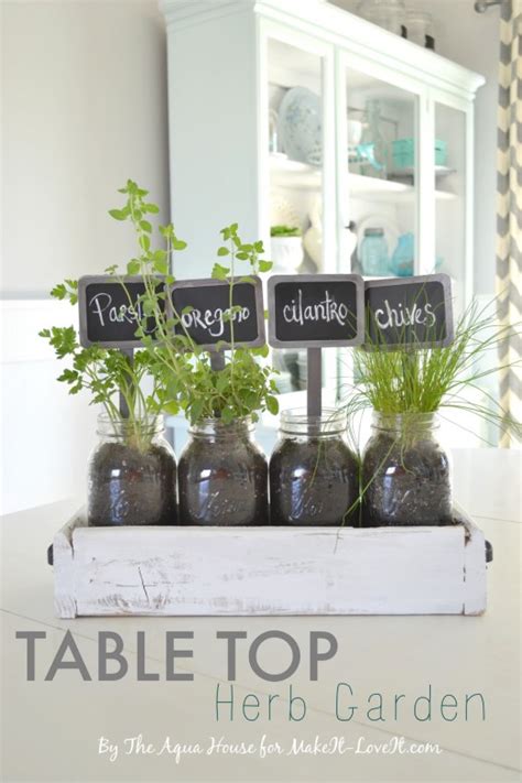 Table Top Herb Gardenfrom An Old Pallet
