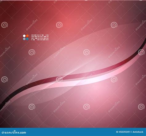 Red Abstract Lines Background Stock Vector Illustration Of Curve