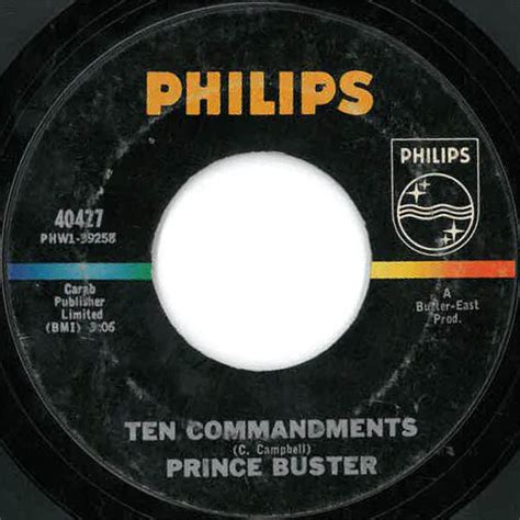 Prince Buster Ten Commandments Releases Discogs