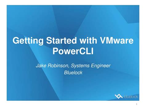 Ppt Getting Started With Vmware Powercli Powerpoint Presentation