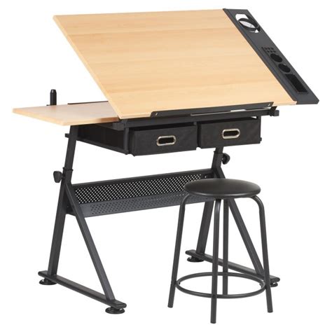 Drawing Board Table With Stool Adjustable Hartleys