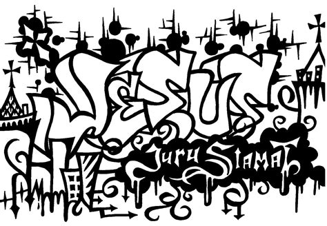 Graffiti Jesus Graffiti Sample