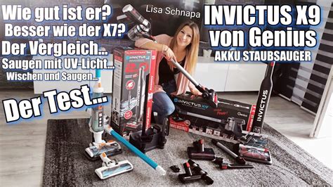 Bei dem akku staubsauger im test haben wir auf verschiedenste faktoren geachtet. INVICTUS X9 VON GENIUS | AKKU STAUBSAUGER SAUGEN UND ...