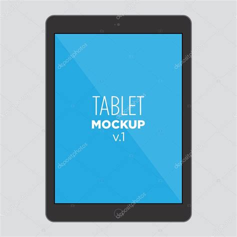 Tablette Mock Up V2 — Image Vectorielle Thecorner © 56317787
