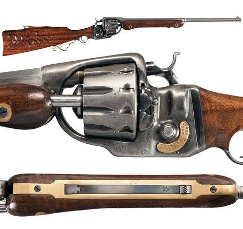 The Beautiful George J Tibbert 12 Shot Revolving Rifle 1800x1696