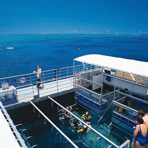 Great Barrier Reef Activity Platform Agincourt Pontoon Quicksilver
