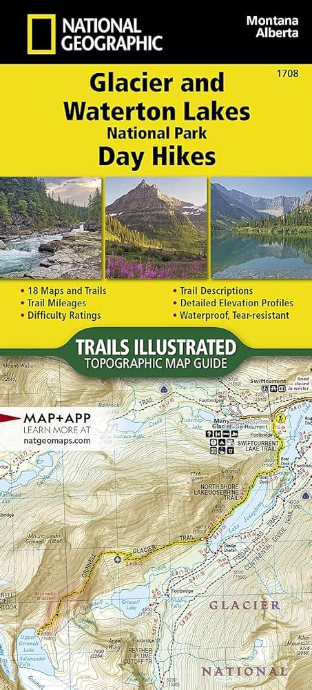 National Geographic National Park Day Hikes Topographic Map With