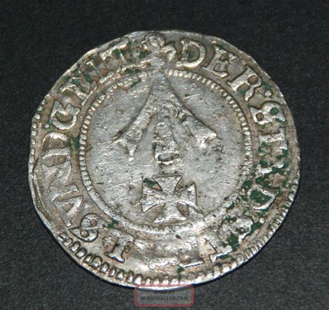 Silver Medieval German Taler Coin 1625 Very Scarce