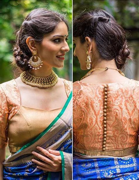 Top 50+ latest and trendy blouse designs for saree. 50 Latest Saree Blouse Designs From 2017 That Are Sure To ...
