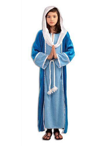 Girls Deluxe Mary Costume Become The Blessed Virgin Mary And The Mother Of Jesus With The The