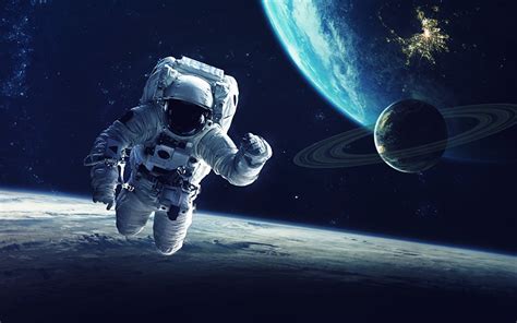 Fondos De Pantalla Astronautas La Superficie Del Planeta Сosmos