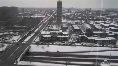 Detroit Downtown Winter Snow Youtube