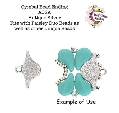 Cymbal Bead End Findings Aosa Pack Of 4 Game Changer For Etsy