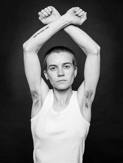 natural beauty photo series challenges restricting female body hair standards armpit hair women