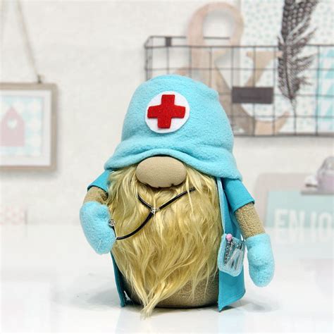 Pre Order Nurse Gnome Doctor Gnome Healthcare Gnome Etsy Gnomes