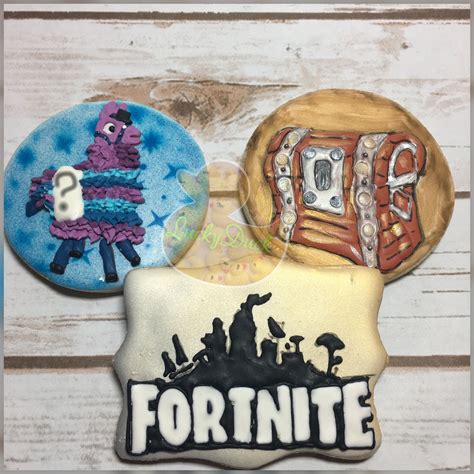 Fortnite Decorated Sugar Cookies With Royal Icing Fortnite Party