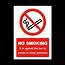 No Smoking Sign Sticker  All Sizes & Materials Premises Law