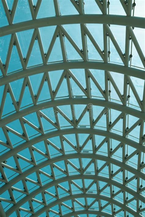 Glass Roof Construction Urban Architecture Stock Photo Image Of