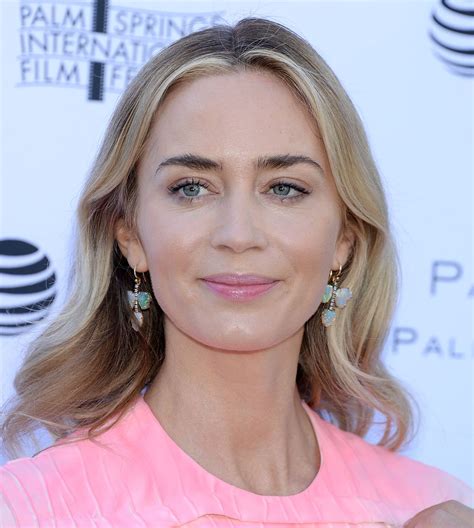 She enjoys doing yoga and pilates. EMILY BLUNT at Variety 2019 Creative Impact Awards in Palm ...
