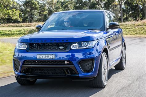 The range rover sport can tow up to 7,715 pounds, but the maximum tongue weight is limited to 551 pounds. 2015 Range Rover Sport SVR Review | CarAdvice