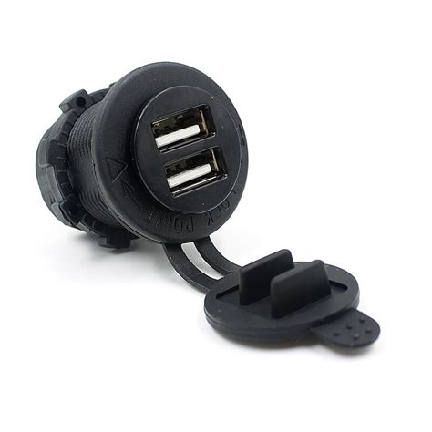 car cigarette lighter socket dc 12vdual usb charger power adapter outlet feature auto