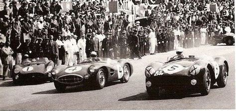 Start Of The 24hrs Of Le Mans In 1958 The Maserati 300s 1 Team