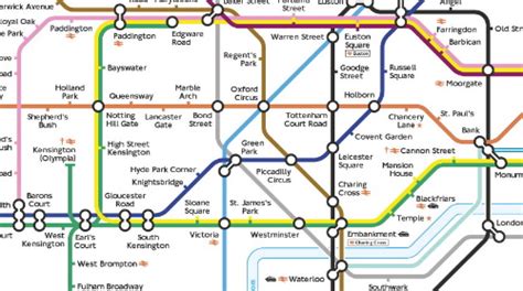 Underground Map Piccadilly Line