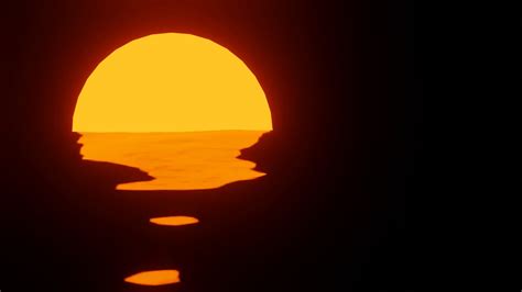 Sunset Animation Loop Blender 283 Youtube