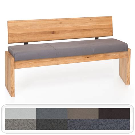 Sitzbank Stuart mit Lehne 130 cm + 150 cm Truhenbank Polsterbank Wohnbereiche Esszimmer Eckbänke ...