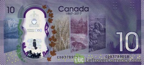 Canadian Dollars Commemorative Banknote Canada Exchange Yours