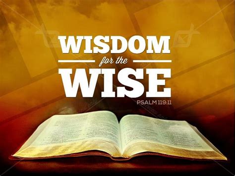 Wisdom For The Wise Sermon Powerpoint Slide 1 Sermon Wisdom