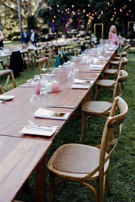 The Gabbinbar Experience And Pricing Banquet Tables Crossback Chairs