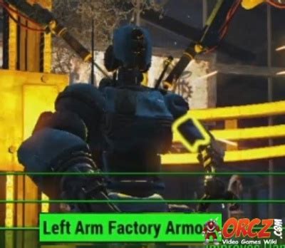 Fallout 4 Left Arm Factory Armor Orcz Com The Video Games Wiki
