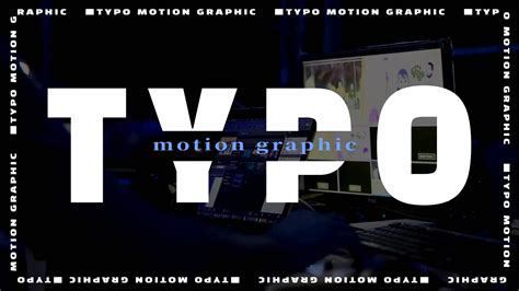 Typo Motion Graphic On Vimeo