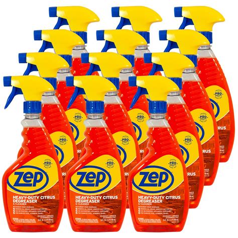 Zep 24 Oz Heavy Duty Citrus Degreaser Case Of 12 Zucit24 The Home