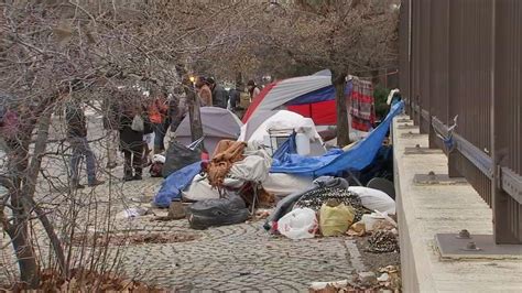 City Of Philadelphia Disperses Homeless Encampment At 18th And Vine