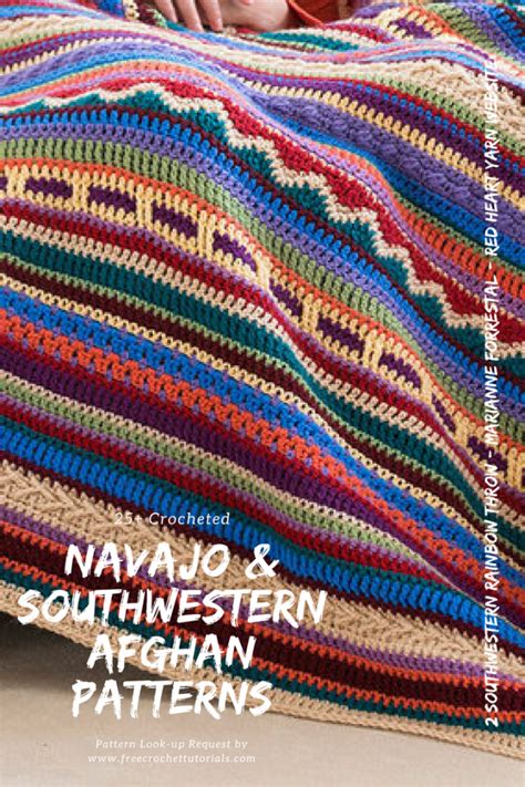 Free Printable Crochet Navajo Afghan Pattern