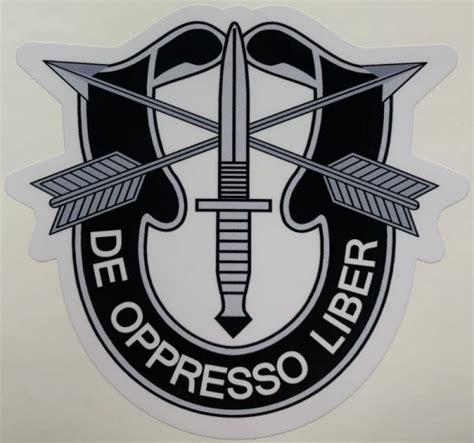 Special Forces Crest Decal Patch Co
