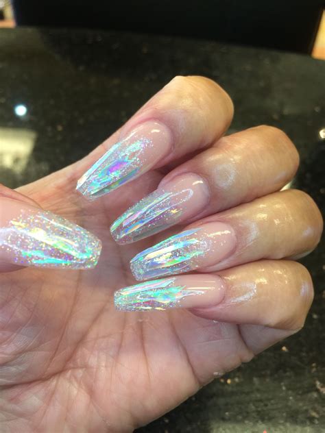Holographic Nails Designs Pretty Nail Colors Pretty Nail Designs Nail