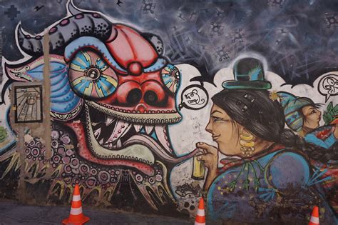 Indigenous At Street Art La Paz Photo