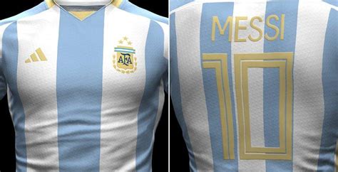 copa américa 2024 se filtró la supuesta nueva camiseta de la selección argentina revista la